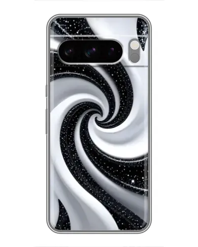 Чехол для Google Pixel 8 Pro с картинкой «Черно-белая спираль»