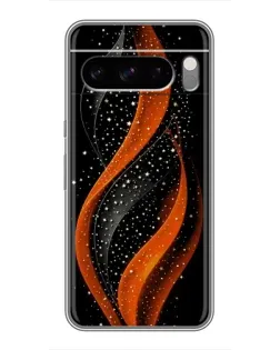 Чехол для Google Pixel 8 Pro с картинкой «Огненная звездная волна»