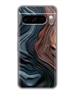 Чехол для Google Pixel 8 Pro с картинкой «Цветные волны каньона»