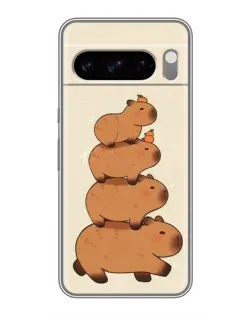 Чехол для Google Pixel 8 Pro с картинкой «Башня из капибар»