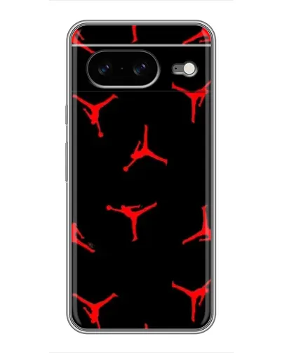 Чохол для Google Pixel 8 з картинкою «Jordan Red Pattern»