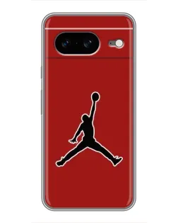 Чохол для Google Pixel 8 з картинкою «Jordan Red Back»