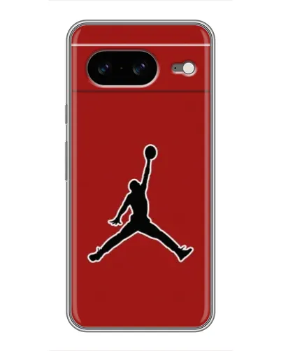 Чохол для Google Pixel 8 з картинкою «Jordan Red Back»