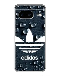 Чехол для Google Pixel 8 с картинкой «Adidas Trefoil Blue»