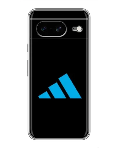 Чехол для Google Pixel 8 с картинкой «Adidas Cyan Logo»