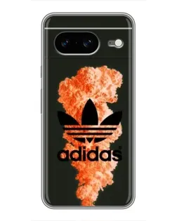 Чехол для Google Pixel 8 с картинкой «Adidas Classic White»
