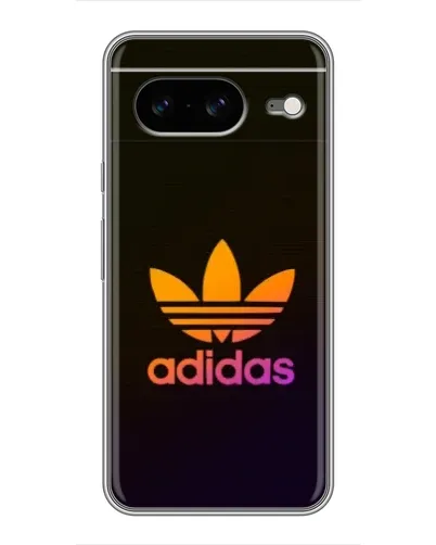 Чехол для Google Pixel 8 с картинкой «Градиент Adidas»