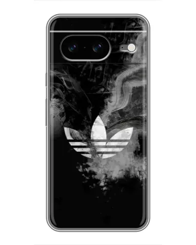 Чехол для Google Pixel 8 с картинкой «Абстрактный дым Adidas»