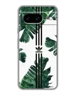 Чехол для Google Pixel 8 с картинкой «Пальмовые листья адидас»