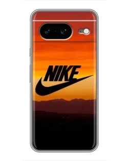 Чехол для Google Pixel 8 с картинкой «Nike — вечерний горизонт»