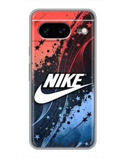 Чехол для Google Pixel 8 с картинкой «Градиентный принт Найк»