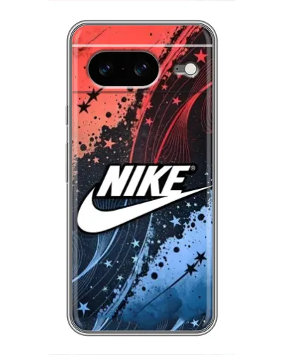 Чехол для Google Pixel 8 с картинкой «Градиентный принт Найк»