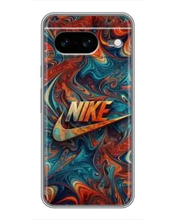Чехол для Google Pixel 8 с картинкой «Nike в абстракции»