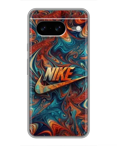 Чехол для Google Pixel 8 с картинкой «Nike в абстракции»