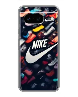 Чехол для Google Pixel 8 с картинкой «Коллекция кроссовок Nike»