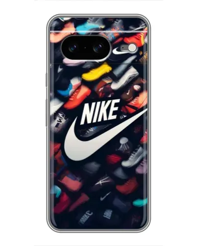 Чехол для Google Pixel 8 с картинкой «Коллекция кроссовок Nike»