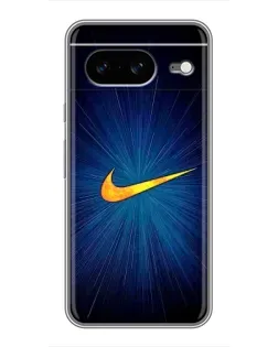 Чохол для Google Pixel 8 з картинкою «Синій пульс Nike»