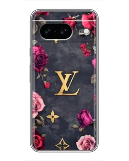 Чехол для Google Pixel 8 с картинкой «Цветочный Louis Vuitton»