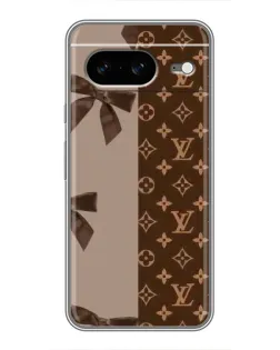 Чехол для Google Pixel 8 с картинкой «Louis Vuitton — банты»