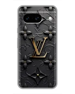 Чехол для Google Pixel 8 с картинкой «Кожаная текстура LV»