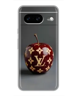 Чехол для Google Pixel 8 с картинкой «Красное яблоко LV»