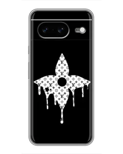 Чехол для Google Pixel 8 с картинкой «Цветочная монограмма»
