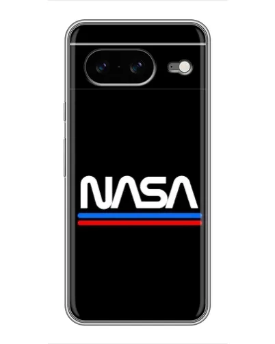 Чехол для Google Pixel 8 с картинкой «NASA — классика Red Blue»