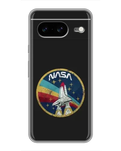 Чехол для Google Pixel 8 с картинкой «NASA — эмблема миссии»