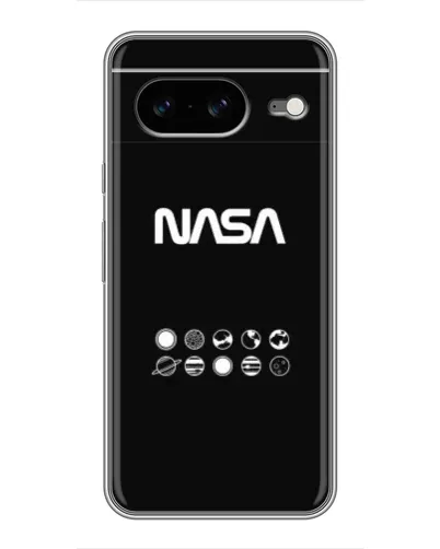 Чехол для Google Pixel 8 с картинкой «NASA — технический принт»