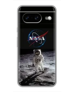 Чехол для Google Pixel 8 с картинкой «Астронавт на Луне»