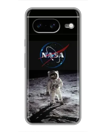 Чехол для Google Pixel 8 с картинкой «Астронавт на Луне»