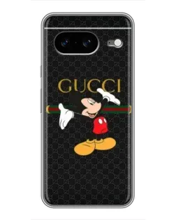 Чехол для Google Pixel 8 с картинкой «Микки Маус Gucci»