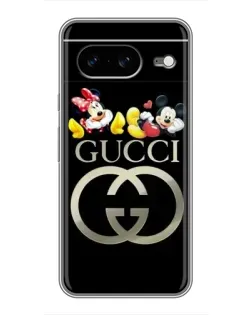 Чехол для Google Pixel 8 с картинкой «Gucci — герои Disney»