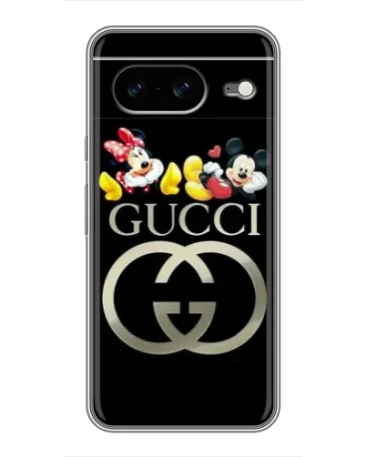 Чехол для Google Pixel 8 с картинкой «Gucci — герои Disney»