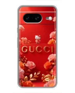 Чехол для Google Pixel 8 с картинкой «Gucci — золотой сад»