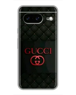 Чехол для Google Pixel 8 с картинкой «Gucci — стеганый черный»