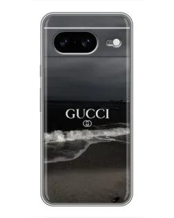 Чехол для Google Pixel 8 с картинкой «Gucci — морской прибой»