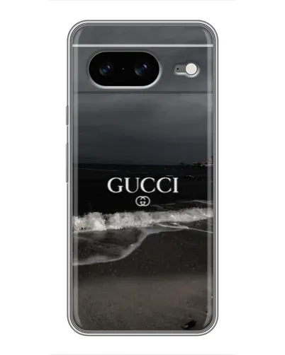 Чехол для Google Pixel 8 с картинкой «Gucci — морской прибой»