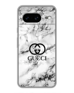 Чехол для Google Pixel 8 с картинкой «Gucci — мраморный шик»