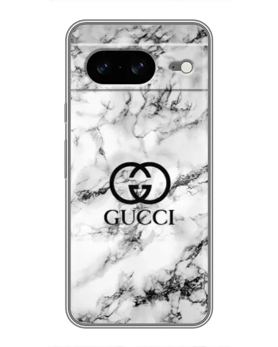 Чехол для Google Pixel 8 с картинкой «Gucci — мраморный шик»