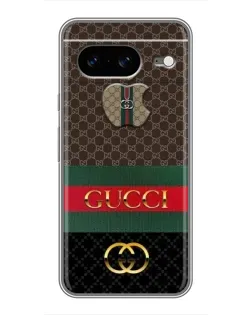 Чехол для Google Pixel 8 с картинкой «Gucci — брендированный десерт»