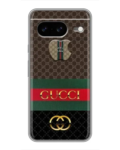 Чехол для Google Pixel 8 с картинкой «Gucci — брендированный десерт»