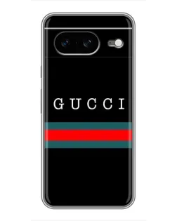 Чехол для Google Pixel 8 с картинкой «Gucci — красный пояс»