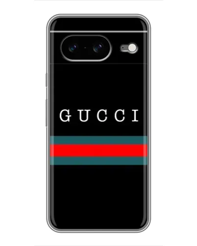 Чехол для Google Pixel 8 с картинкой «Gucci — красный пояс»