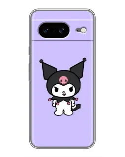 Чехол для Google Pixel 8 с картинкой «Kuromi — нежный фиолетовый»