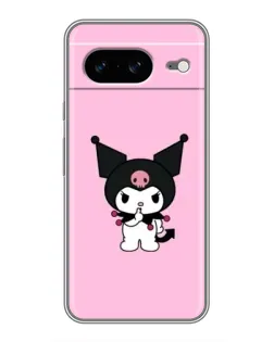 Чехол для Google Pixel 8 с картинкой «Kuromi — розовая нежность»