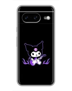 Чехол для Google Pixel 8 с картинкой «Электрическая Kuromi»
