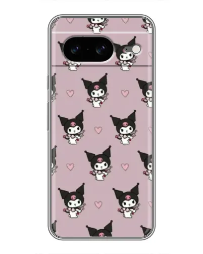 Чехол для Google Pixel 8 с картинкой «Kuromi — ночной сон»