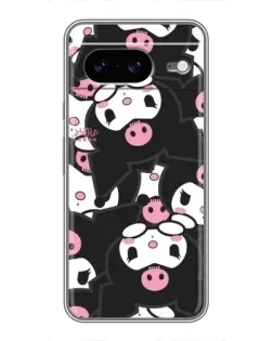 Чехол для Google Pixel 8 с картинкой «Kuromi с сердечком»