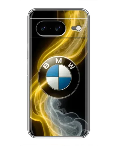 Чохол для Google Pixel 8 з картинкою «Золотистий дим BMW»